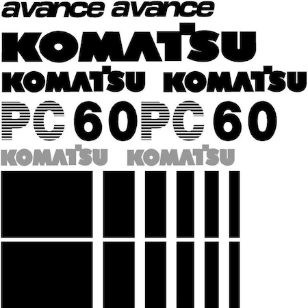 Aftermarket Decal Set KMPC60-6DECALSET